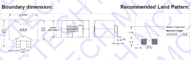 Inductor SER2800 2900 Series