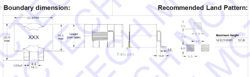 Inductor SER2800 2900 Series