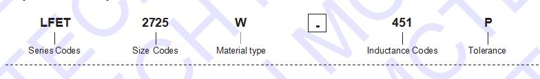 Inductor LFET Series